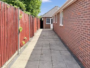 Side Access to Garage- click for photo gallery